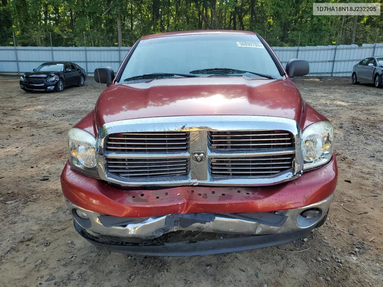 2008 Dodge Ram 1500 St VIN: 1D7HA18N18J232205 Lot: 56899705