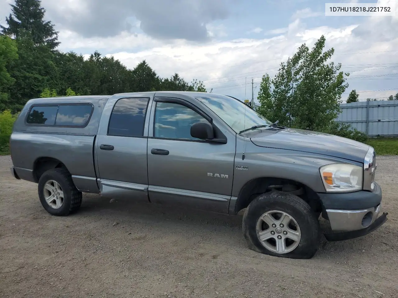 2008 Dodge Ram 1500 St VIN: 1D7HU18218J221752 Lot: 60466435