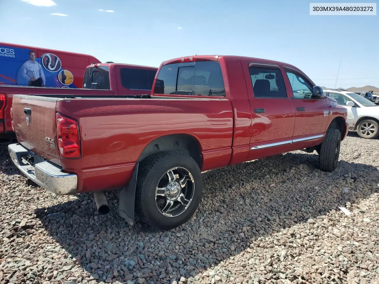 2008 Dodge Ram 3500 VIN: 3D3MX39A48G203272 Lot: 64852355
