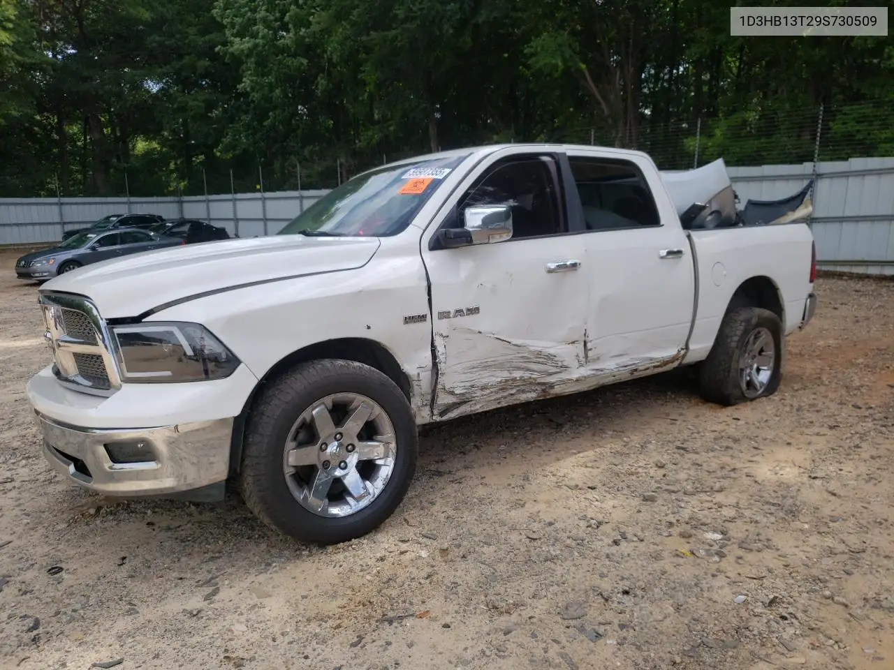 2009 Dodge Ram 1500 VIN: 1D3HB13T29S730509 Lot: 59987355