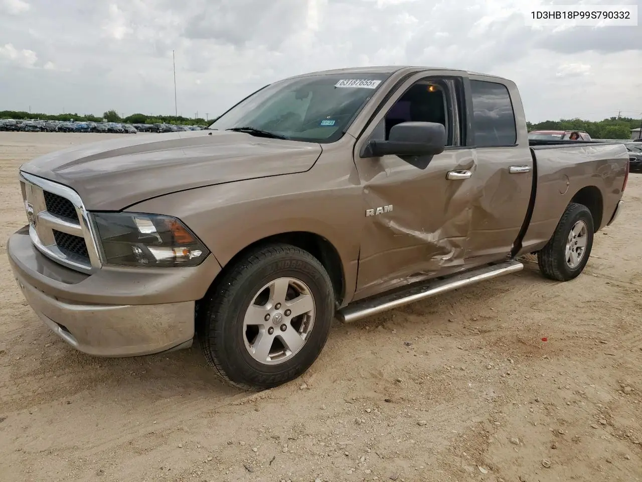 2009 Dodge Ram 1500 VIN: 1D3HB18P99S790332 Lot: 63187655