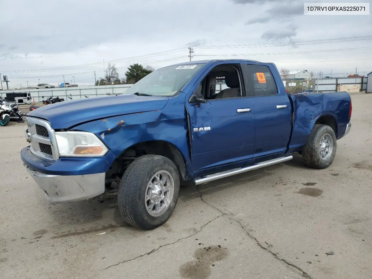 2010 Dodge Ram 1500 VIN: 1D7RV1GPXAS225071 Lot: 51284845