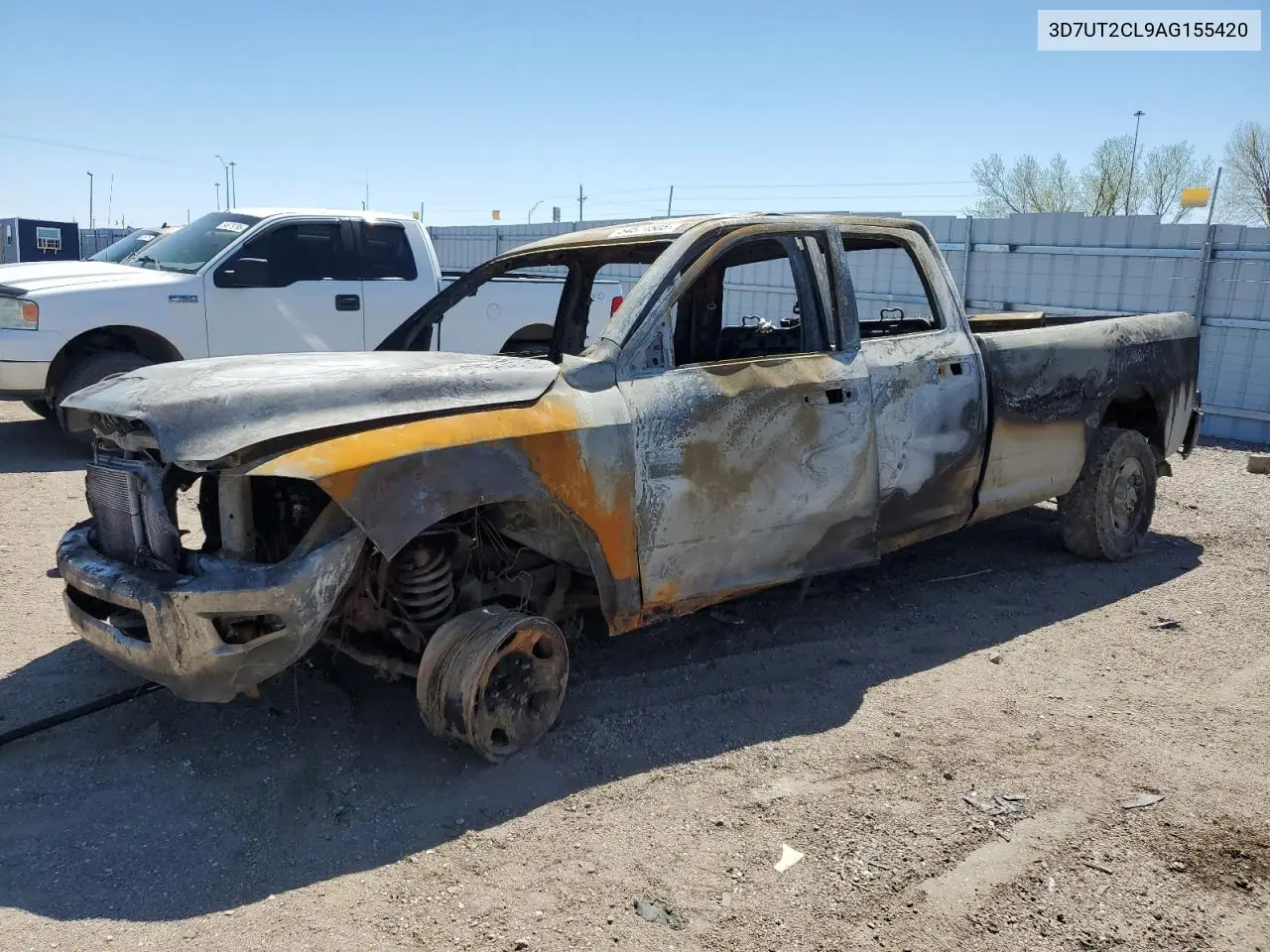 2010 Dodge Ram 2500 VIN: 3D7UT2CL9AG155420 Lot: 54571505