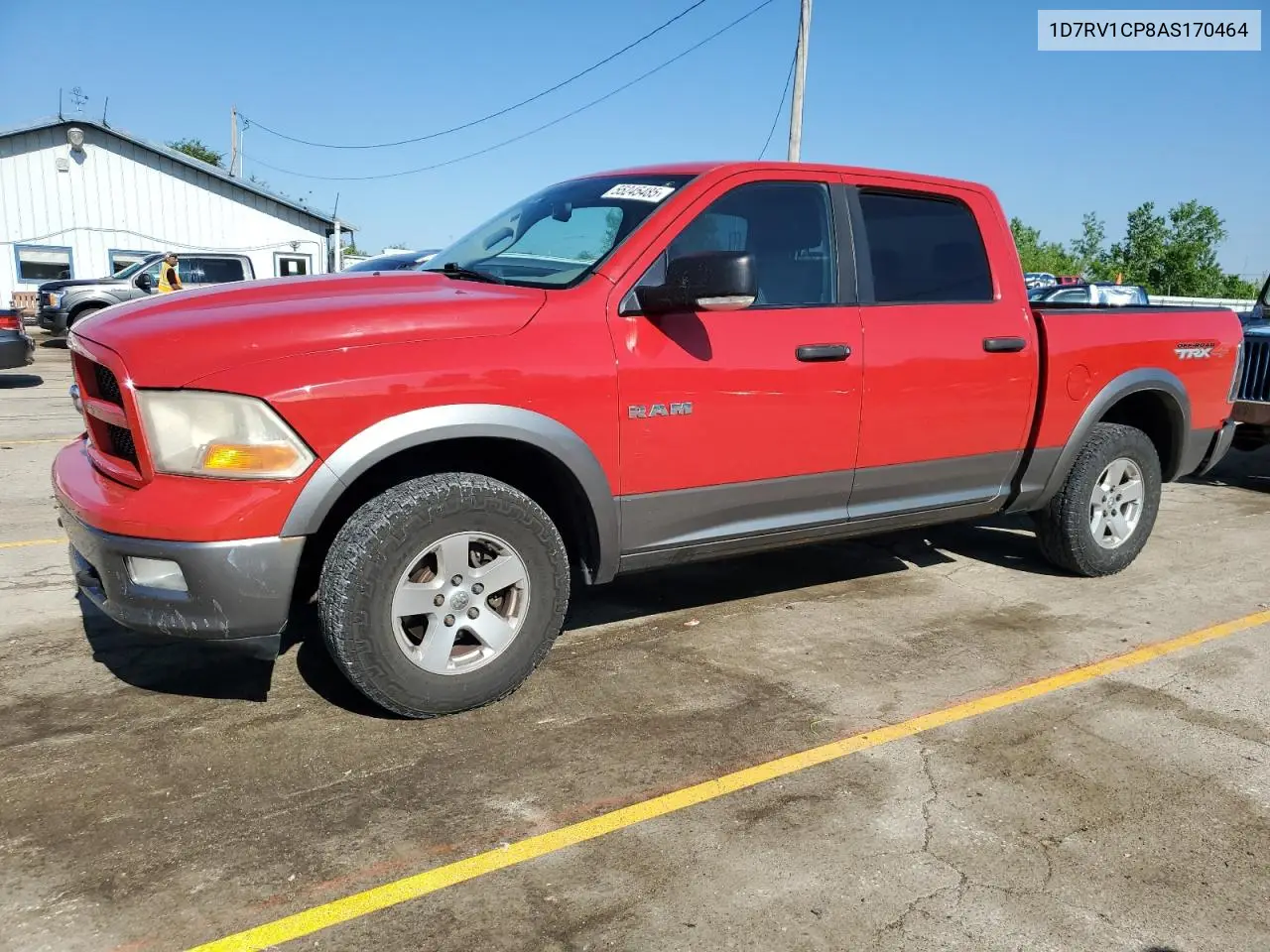 2010 Dodge Ram 1500 VIN: 1D7RV1CP8AS170464 Lot: 55245485