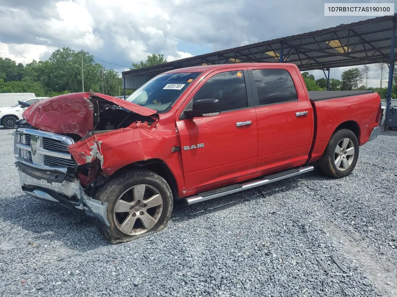 2010 Dodge Ram 1500 VIN: 1D7RB1CT7AS190100 Lot: 56555785
