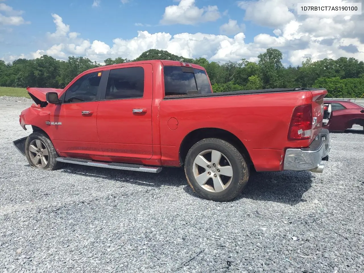 2010 Dodge Ram 1500 VIN: 1D7RB1CT7AS190100 Lot: 56555785