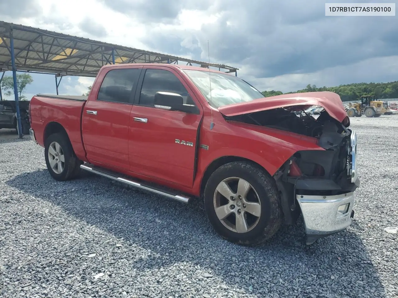 2010 Dodge Ram 1500 VIN: 1D7RB1CT7AS190100 Lot: 56555785