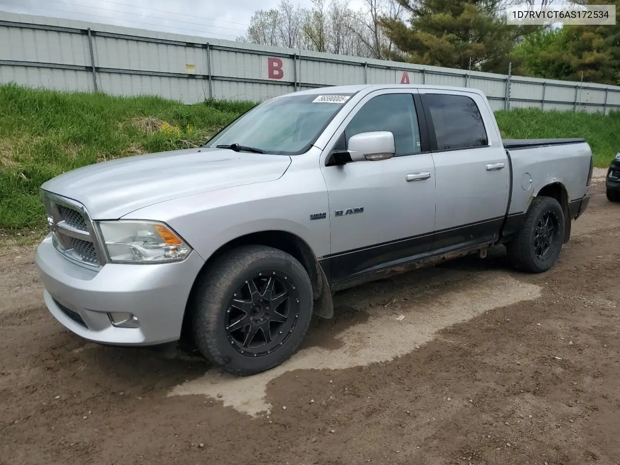 2010 Dodge Ram 1500 VIN: 1D7RV1CT6AS172534 Lot: 56590005
