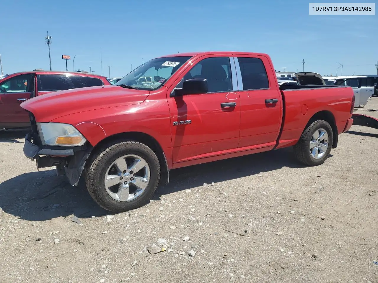 2010 Dodge Ram 1500 VIN: 1D7RV1GP3AS142985 Lot: 61958985