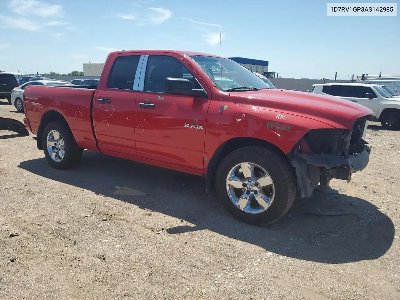 2010 Dodge Ram 1500 VIN: 1D7RV1GP3AS142985 Lot: 61958985