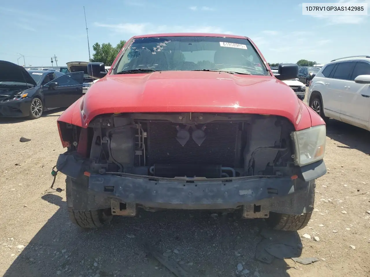 2010 Dodge Ram 1500 VIN: 1D7RV1GP3AS142985 Lot: 61958985