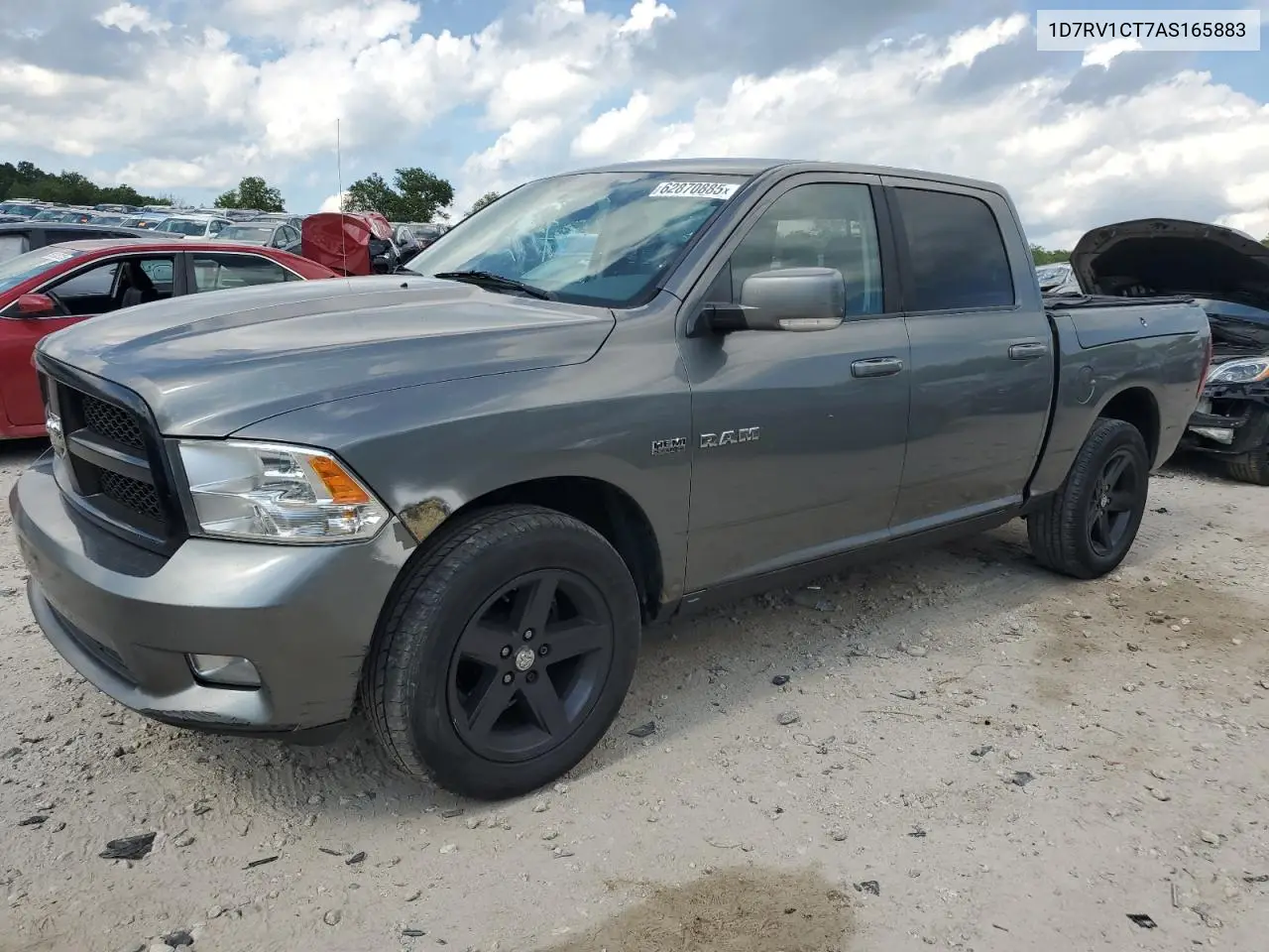 2010 Dodge Ram 1500 VIN: 1D7RV1CT7AS165883 Lot: 62870885