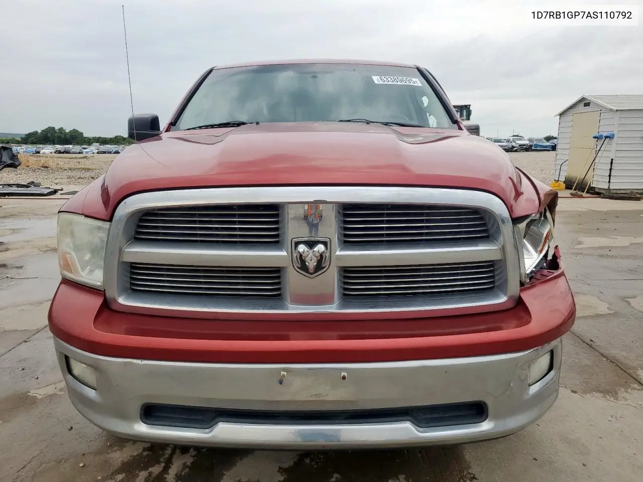 2010 Dodge Ram 1500 VIN: 1D7RB1GP7AS110792 Lot: 63389695