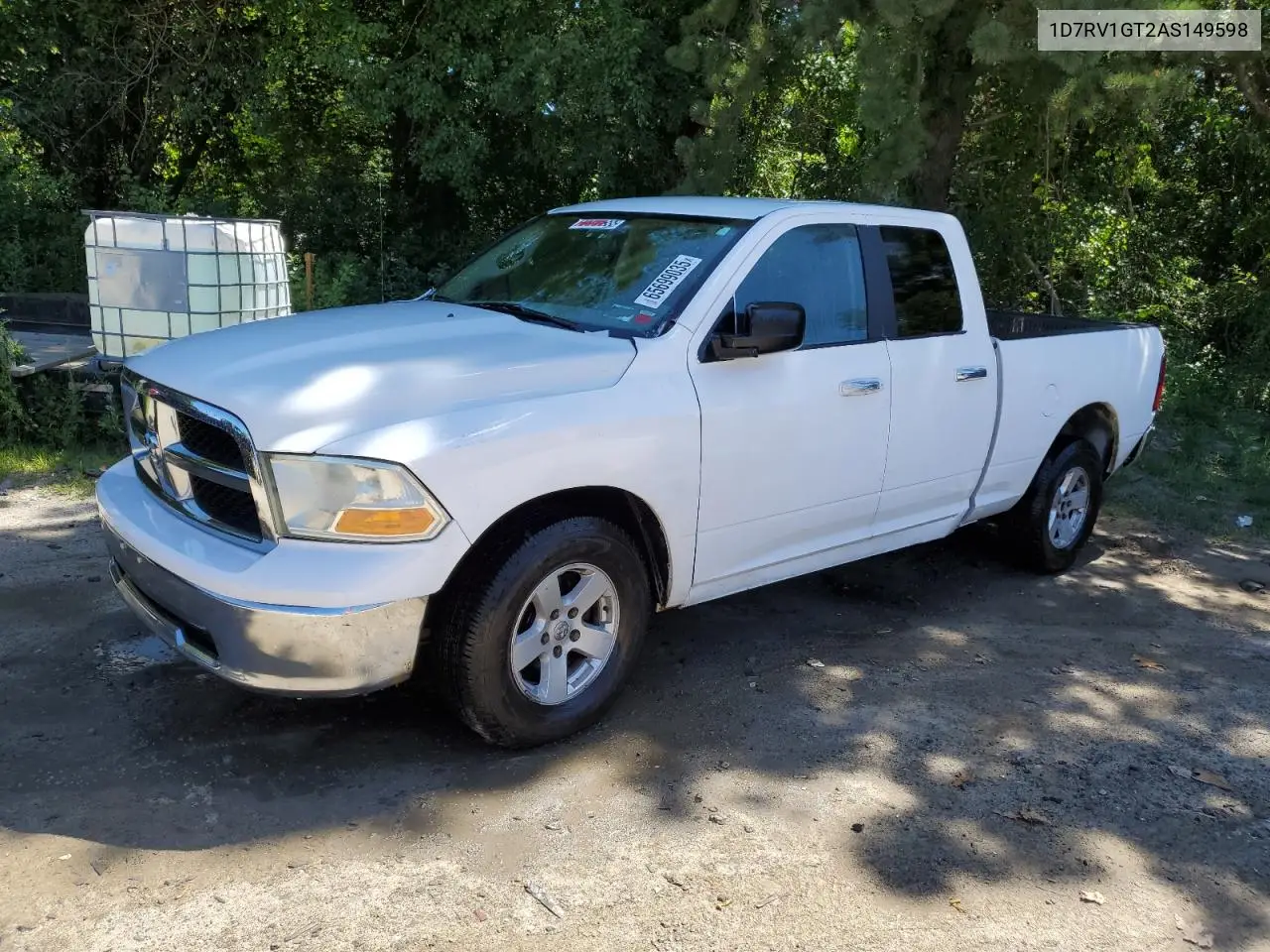 2010 Dodge Ram 1500 VIN: 1D7RV1GT2AS149598 Lot: 65699035