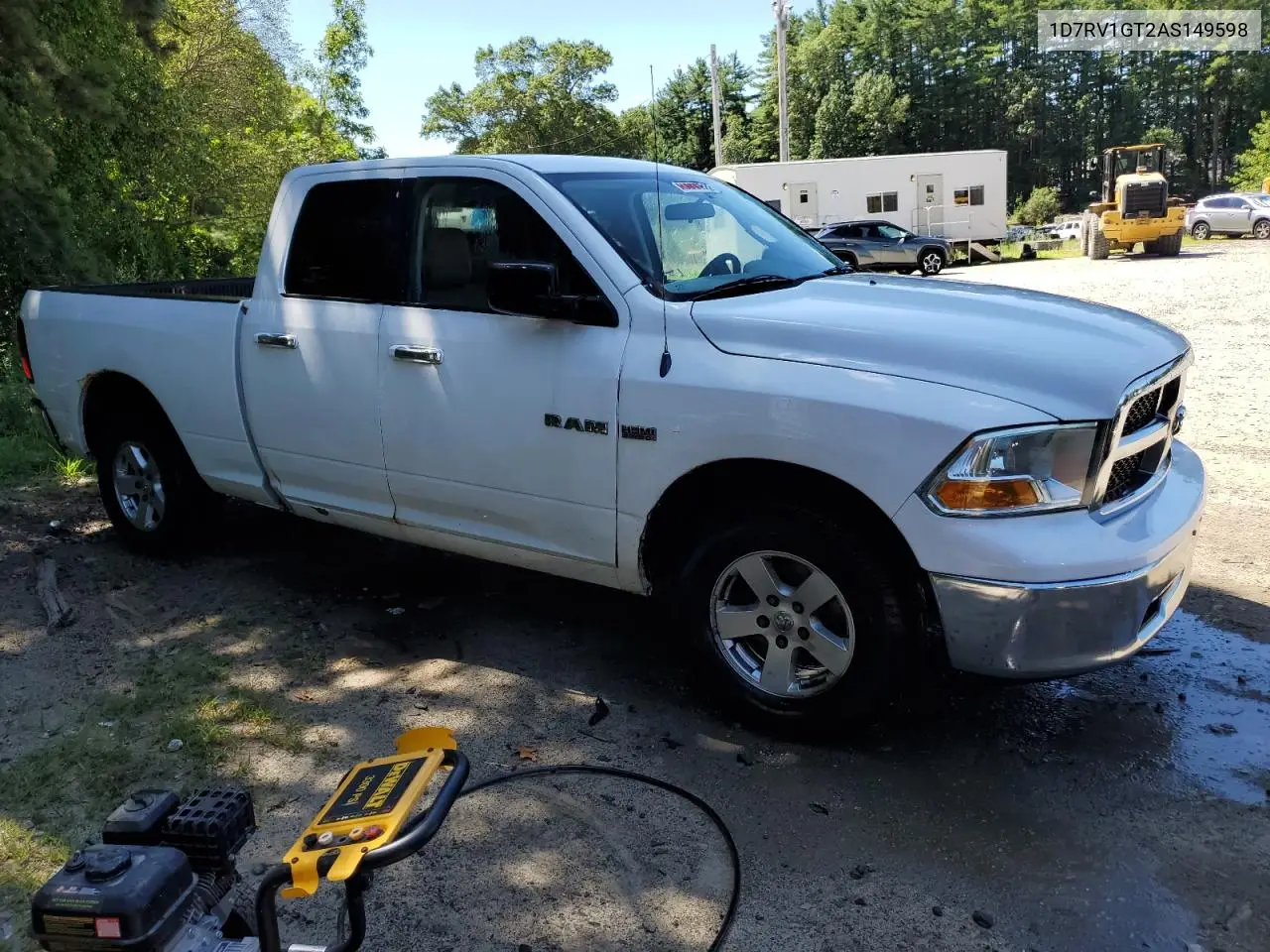 2010 Dodge Ram 1500 VIN: 1D7RV1GT2AS149598 Lot: 65699035