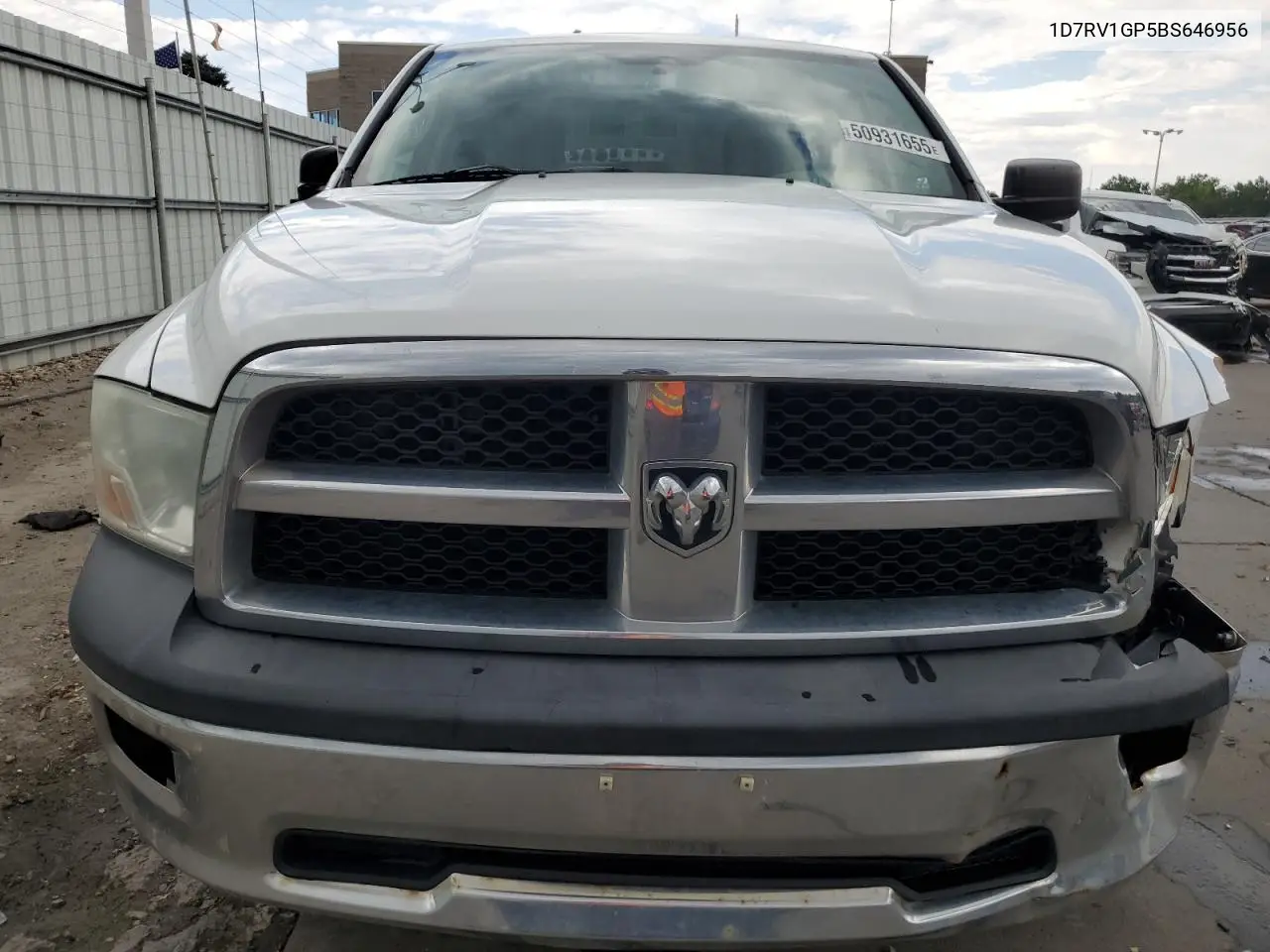 2011 Dodge Ram 1500 VIN: 1D7RV1GP5BS646956 Lot: 50931655