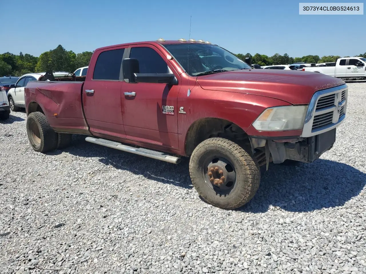 2011 Dodge Ram 3500 VIN: 3D73Y4CL0BG524613 Lot: 52890175