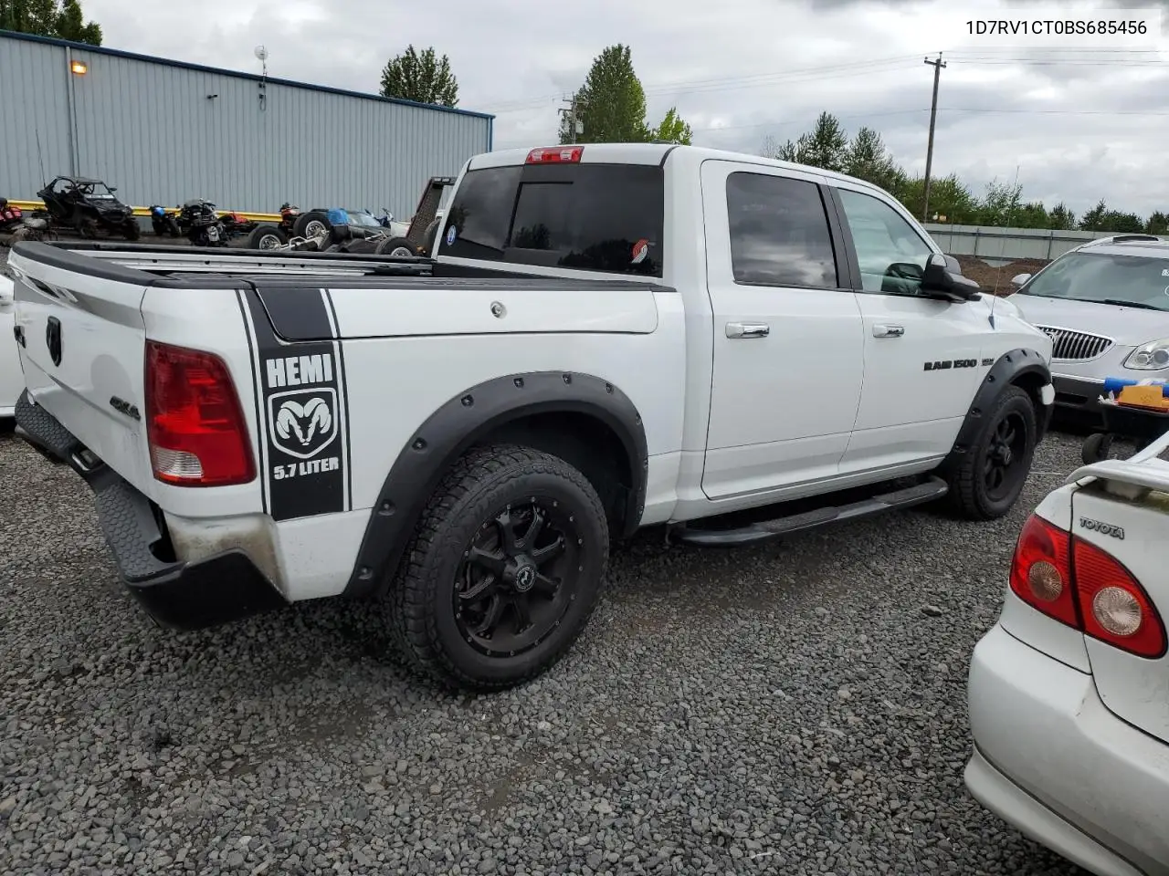 2011 Dodge Ram 1500 VIN: 1D7RV1CT0BS685456 Lot: 55452055