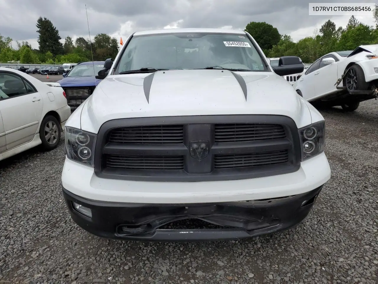 2011 Dodge Ram 1500 VIN: 1D7RV1CT0BS685456 Lot: 55452055