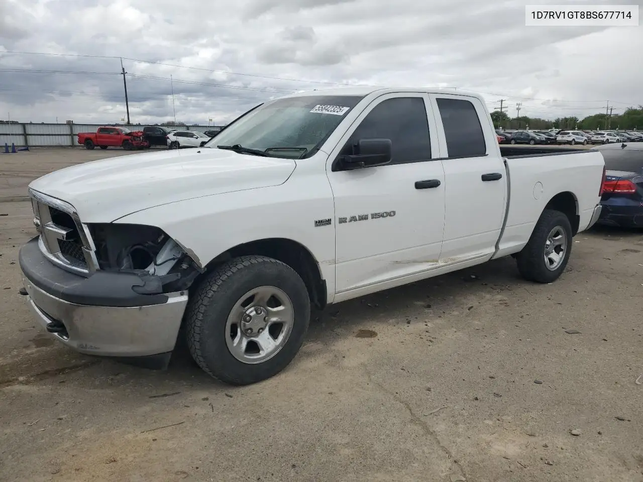 2011 Dodge Ram 1500 VIN: 1D7RV1GT8BS677714 Lot: 55842325