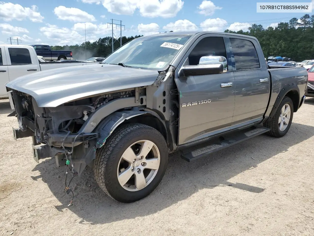 2011 Dodge Ram 1500 VIN: 1D7RB1CT8BS594962 Lot: 56174125
