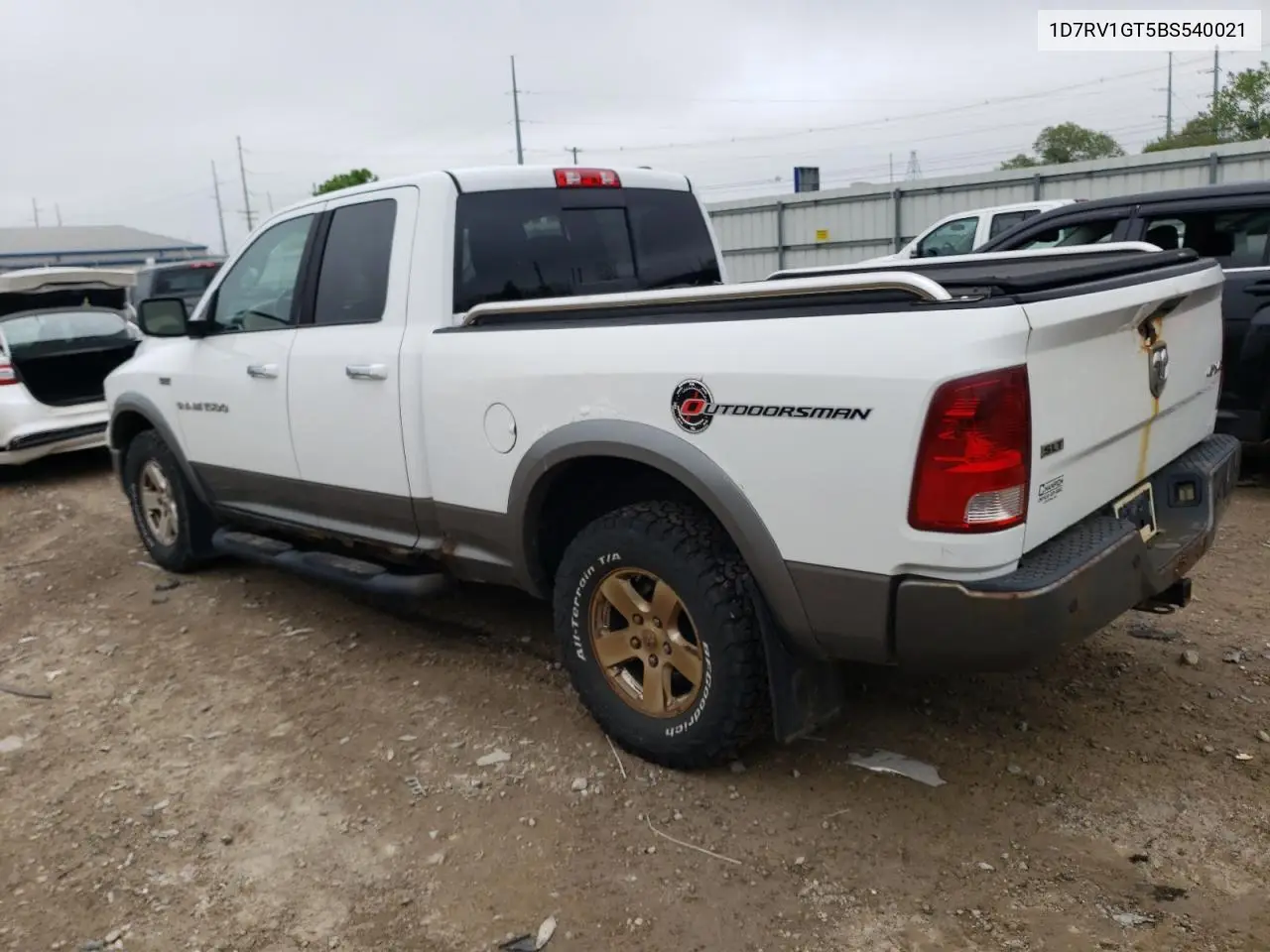 2011 Dodge Ram 1500 VIN: 1D7RV1GT5BS540021 Lot: 56889985