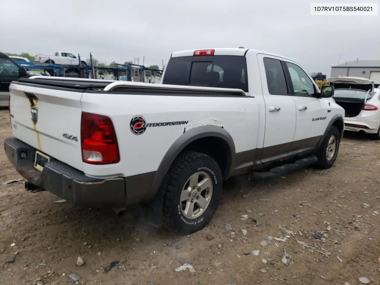 2011 Dodge Ram 1500 VIN: 1D7RV1GT5BS540021 Lot: 56889985