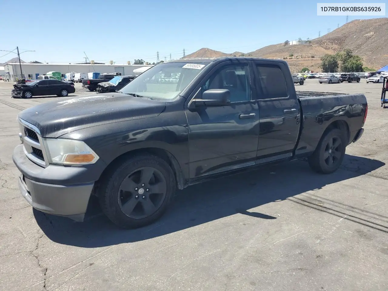 2011 Dodge Ram 1500 VIN: 1D7RB1GK0BS635926 Lot: 59995805