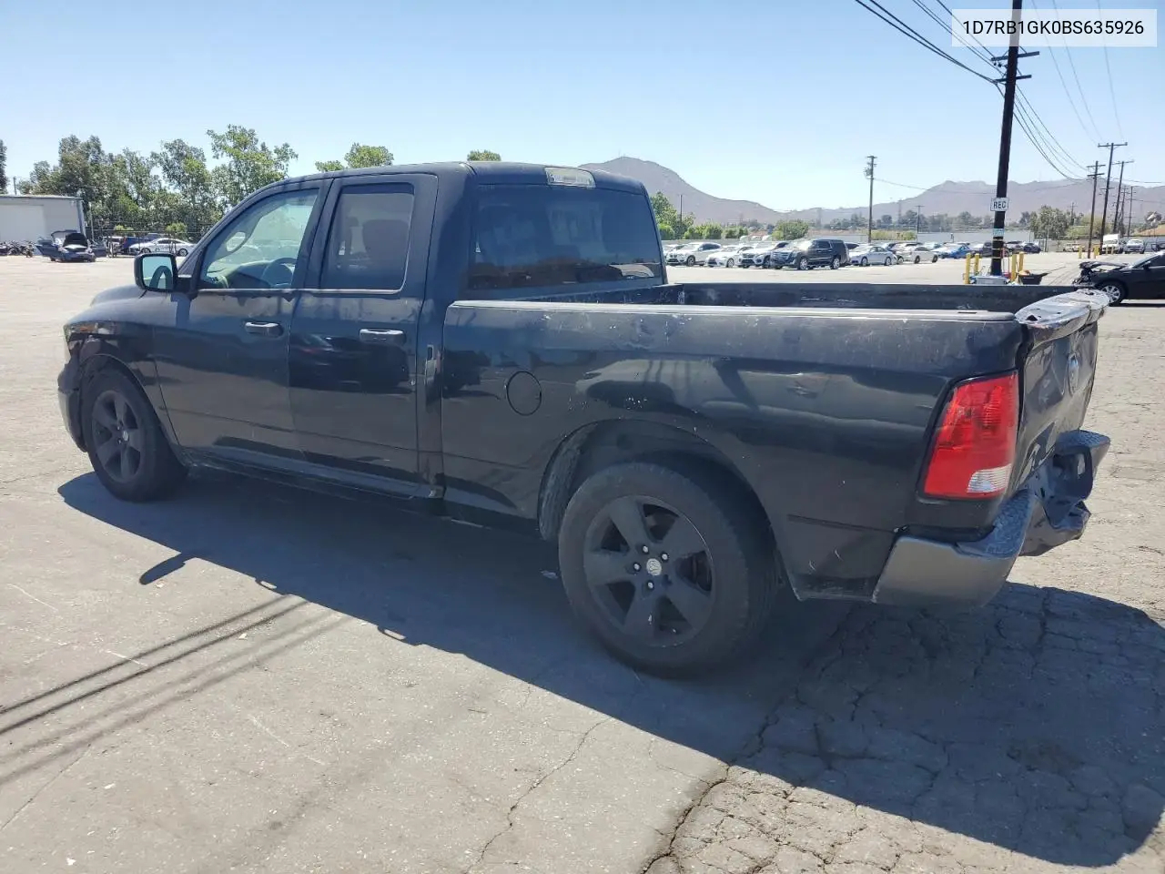 2011 Dodge Ram 1500 VIN: 1D7RB1GK0BS635926 Lot: 59995805
