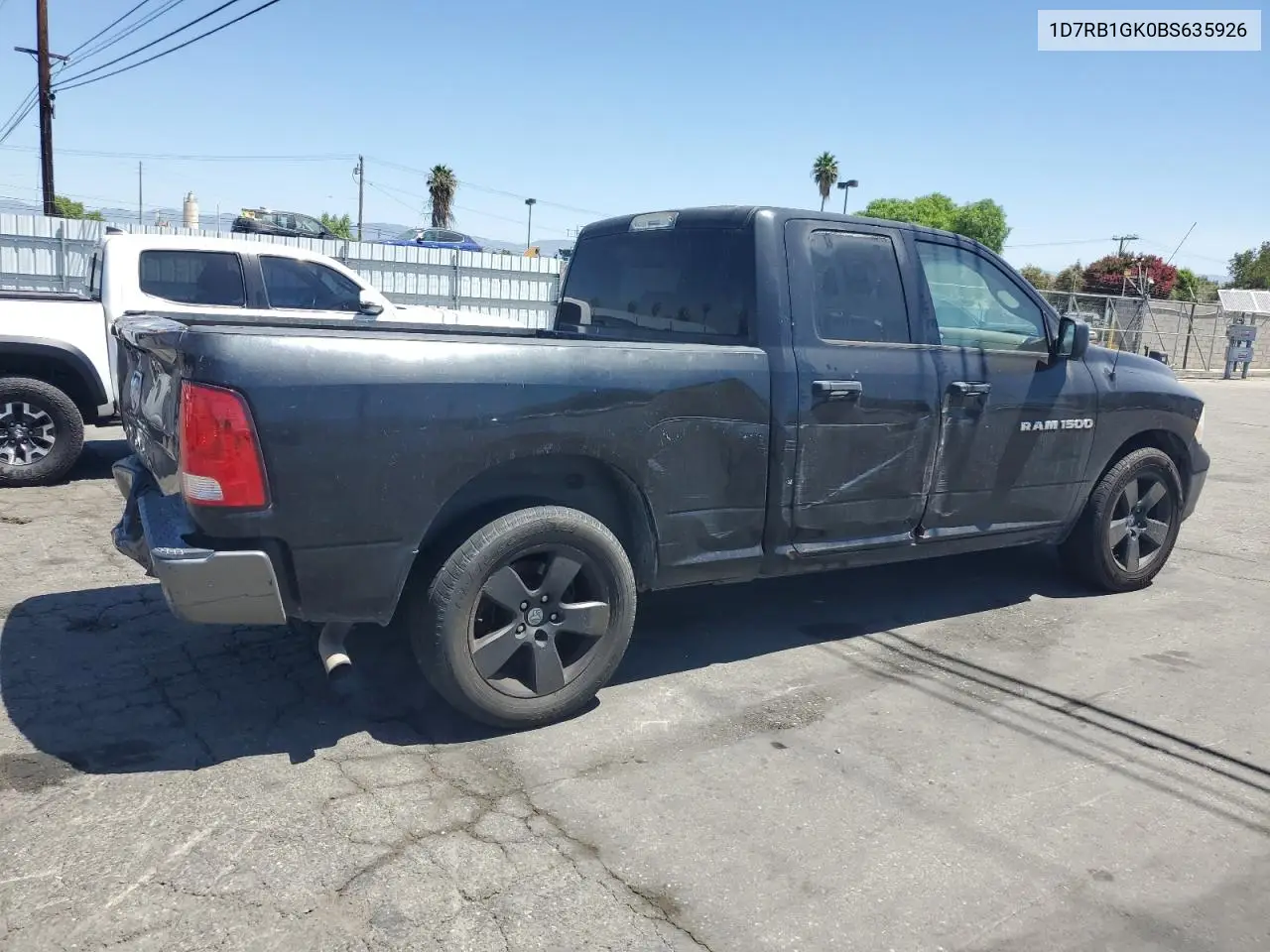 2011 Dodge Ram 1500 VIN: 1D7RB1GK0BS635926 Lot: 59995805