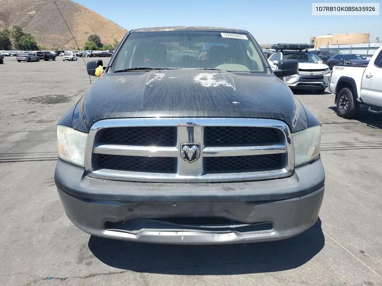 2011 Dodge Ram 1500 VIN: 1D7RB1GK0BS635926 Lot: 59995805