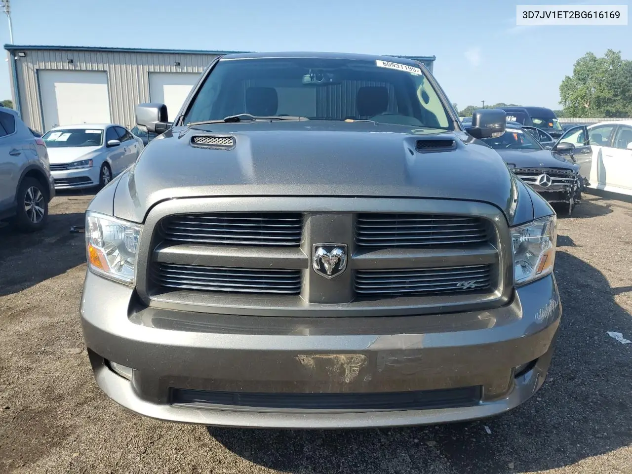 2011 Dodge Ram 1500 VIN: 3D7JV1ET2BG616169 Lot: 60931195