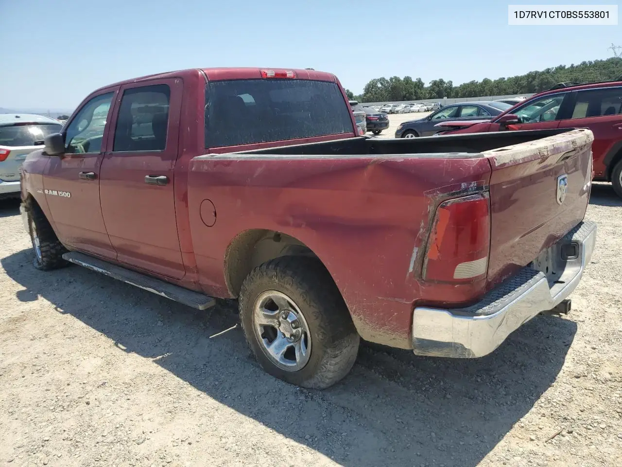 2011 Dodge Ram 1500 VIN: 1D7RV1CT0BS553801 Lot: 62123185