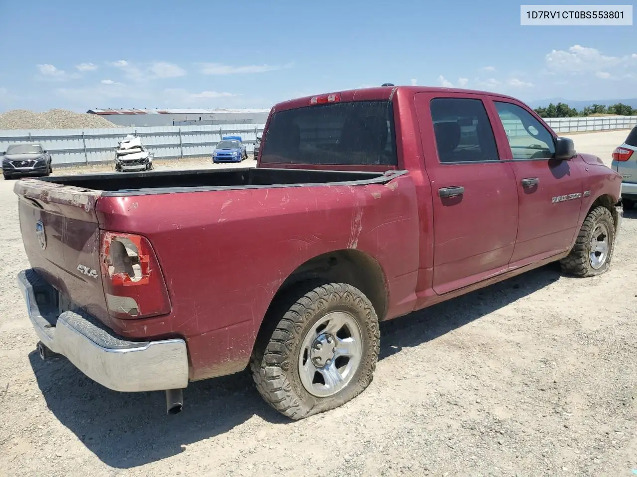2011 Dodge Ram 1500 VIN: 1D7RV1CT0BS553801 Lot: 62123185