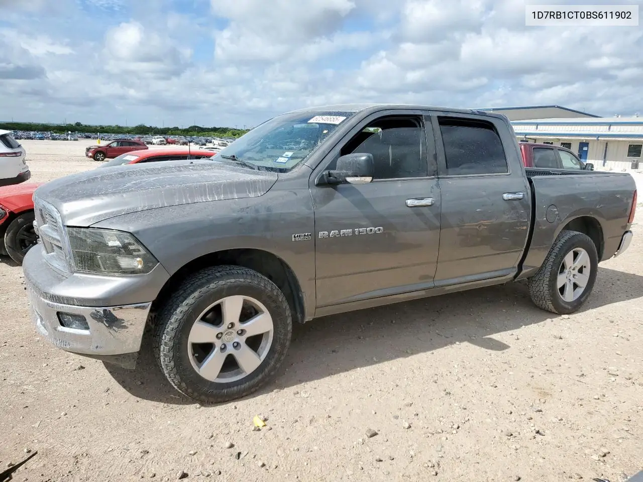 2011 Dodge Ram 1500 VIN: 1D7RB1CT0BS611902 Lot: 62546655