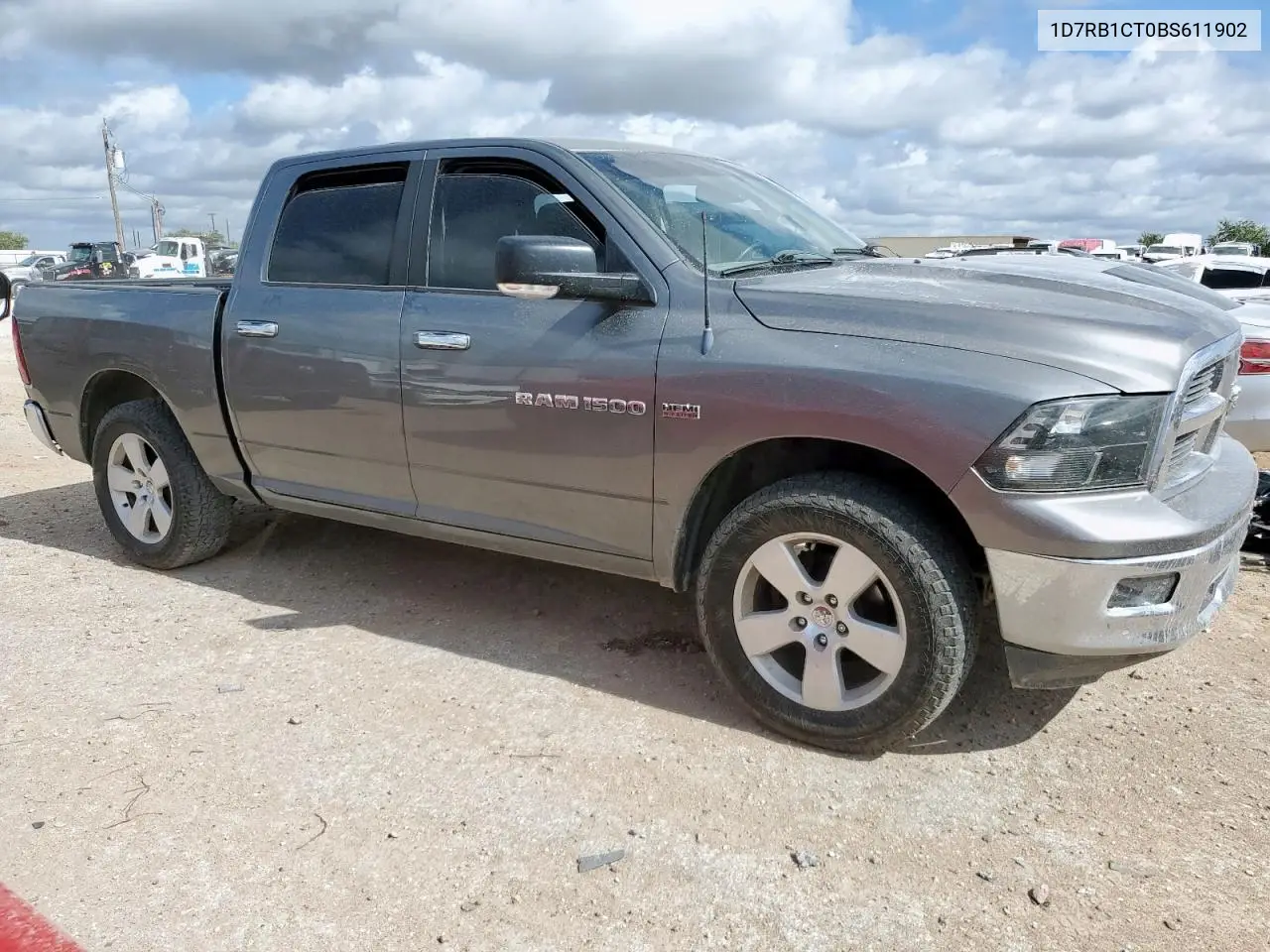 2011 Dodge Ram 1500 VIN: 1D7RB1CT0BS611902 Lot: 62546655