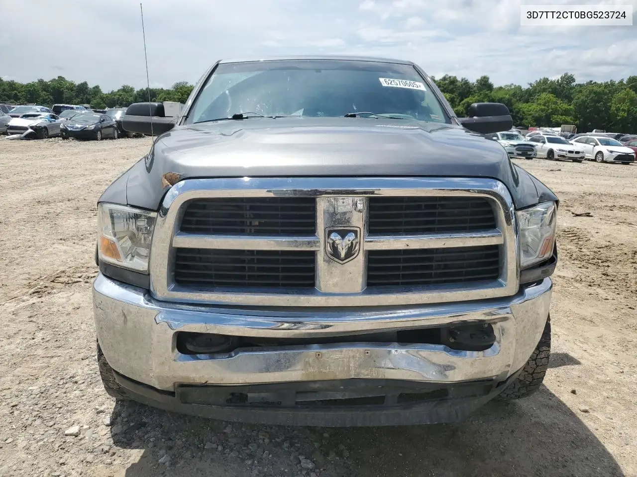 2011 Dodge Ram 2500 VIN: 3D7TT2CT0BG523724 Lot: 62570605