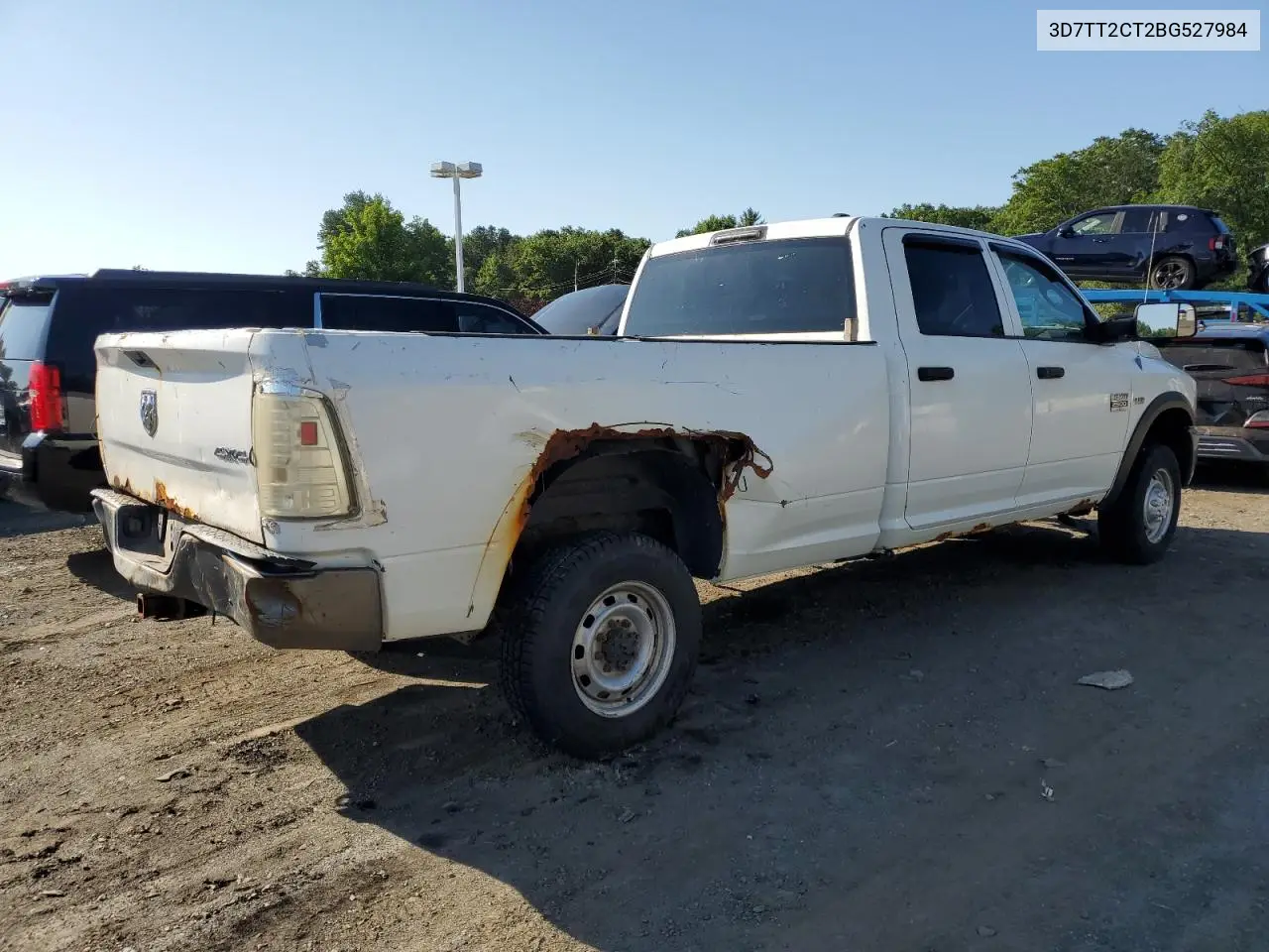 2011 Dodge Ram 2500 VIN: 3D7TT2CT2BG527984 Lot: 62680385