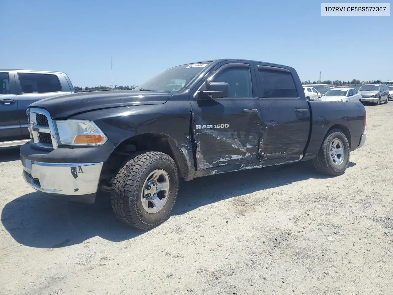 2011 Dodge Ram 1500 VIN: 1D7RV1CP5BS577367 Lot: 62744495