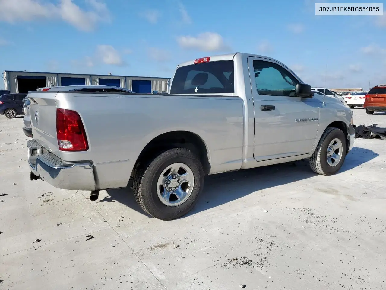 2011 Dodge Ram 1500 VIN: 3D7JB1EK5BG554055 Lot: 62883075