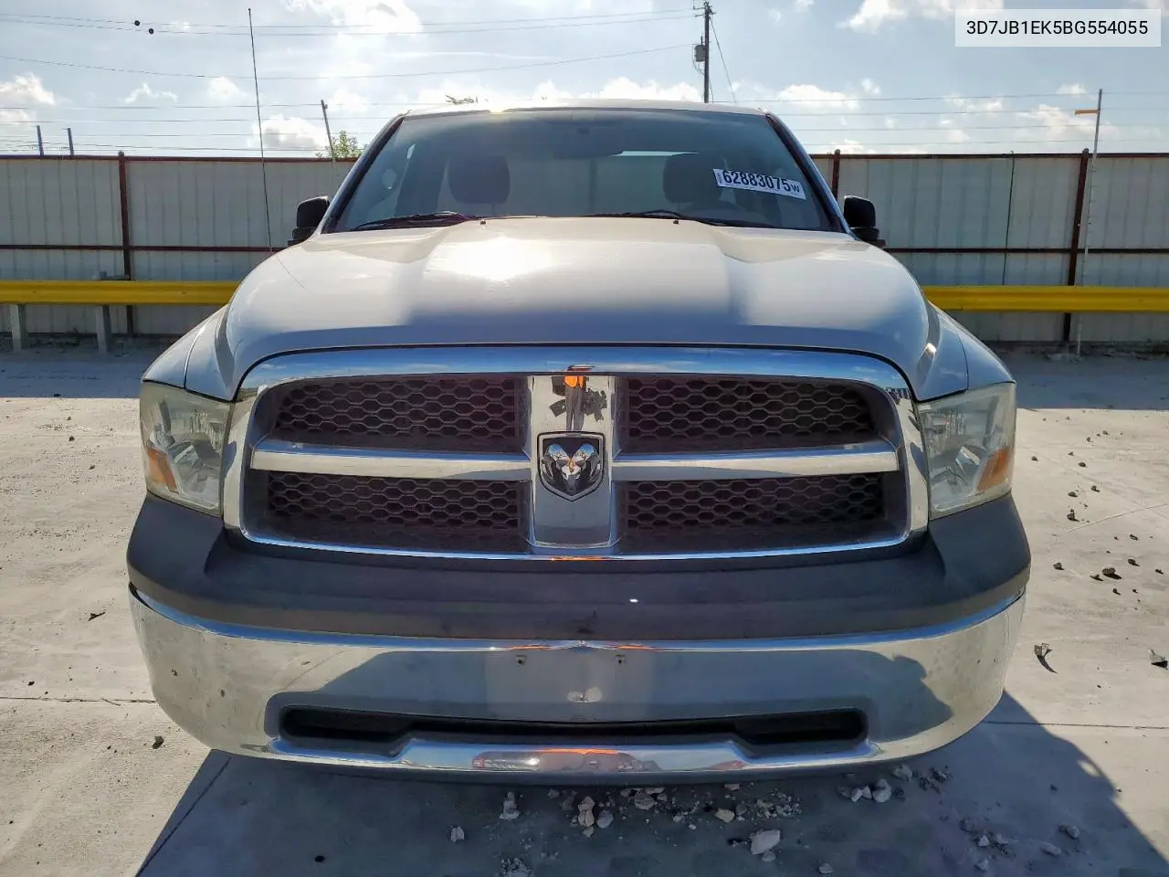 2011 Dodge Ram 1500 VIN: 3D7JB1EK5BG554055 Lot: 62883075