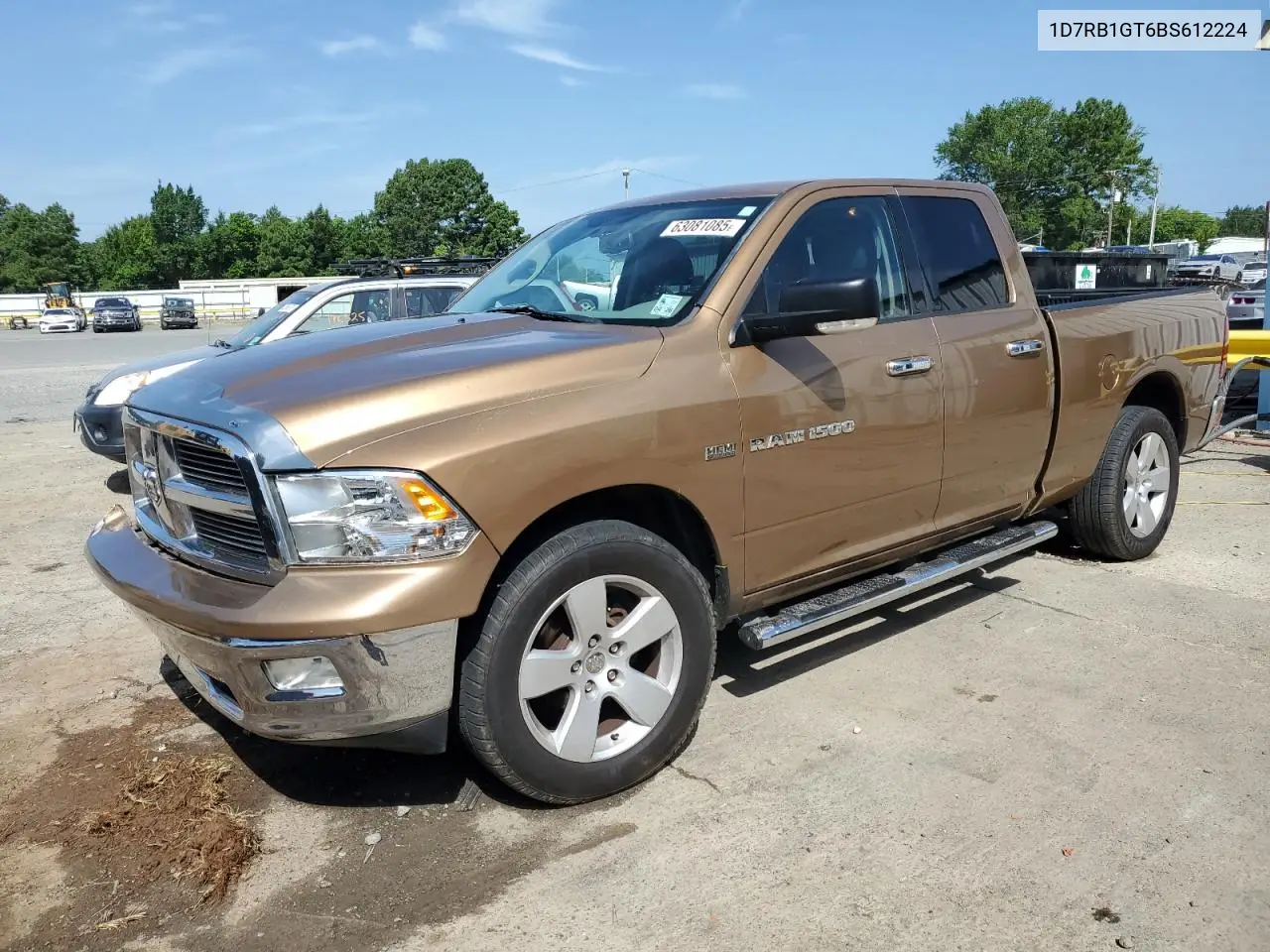 2011 Dodge Ram 1500 VIN: 1D7RB1GT6BS612224 Lot: 63081085