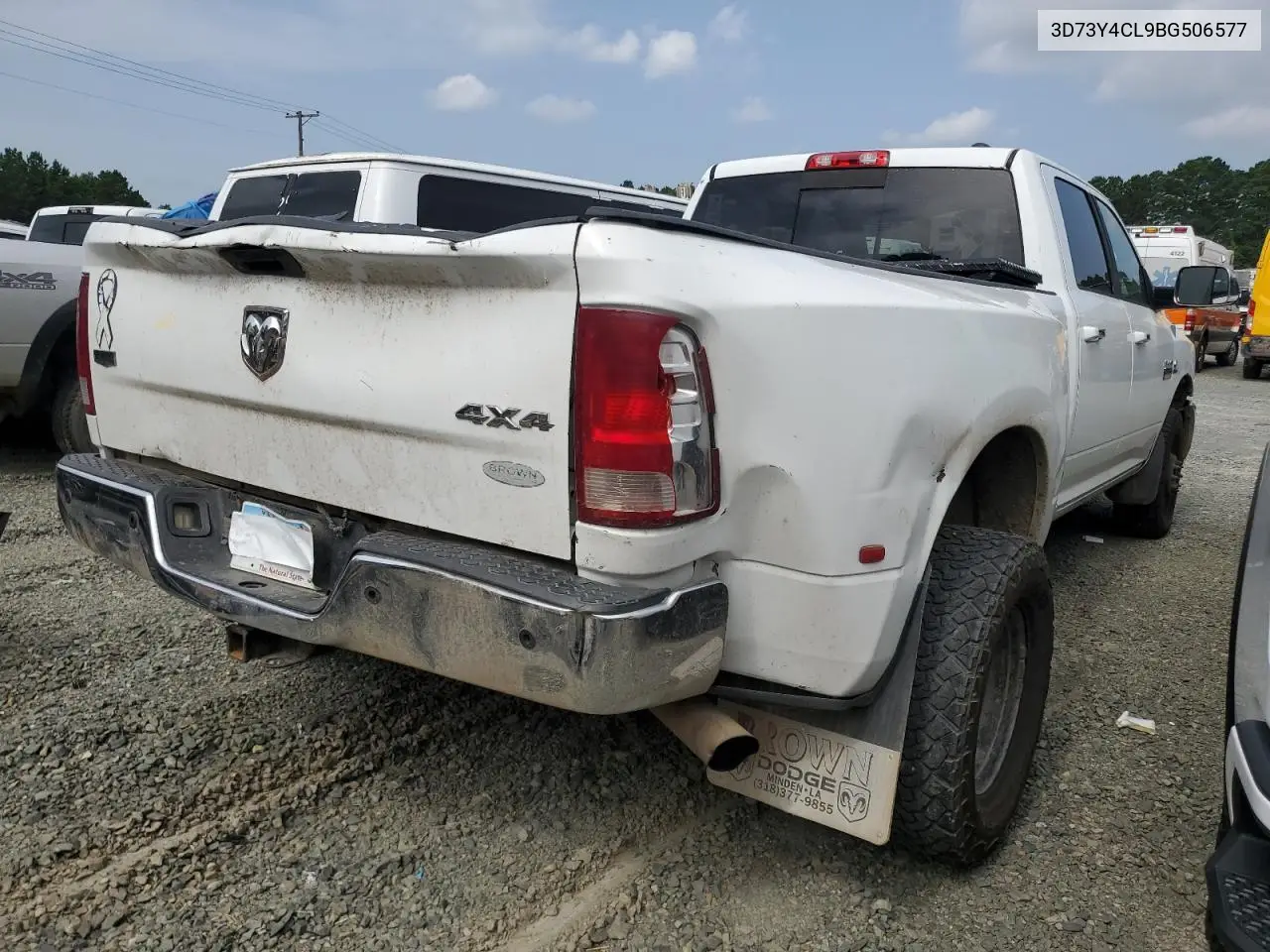 2011 Dodge Ram 3500 VIN: 3D73Y4CL9BG506577 Lot: 63114365