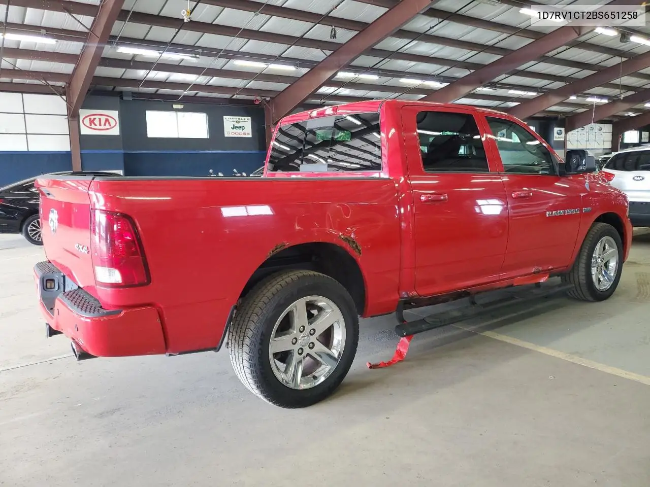 2011 Dodge Ram 1500 VIN: 1D7RV1CT2BS651258 Lot: 63219265