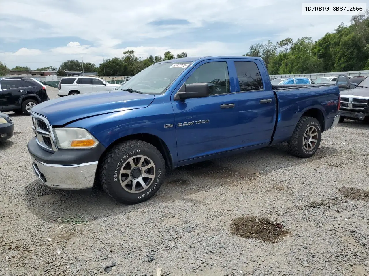 2011 Dodge Ram 1500 VIN: 1D7RB1GT3BS702656 Lot: 65832425