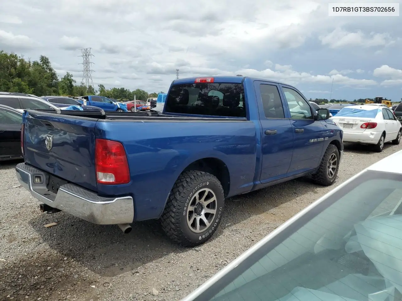 2011 Dodge Ram 1500 VIN: 1D7RB1GT3BS702656 Lot: 65832425