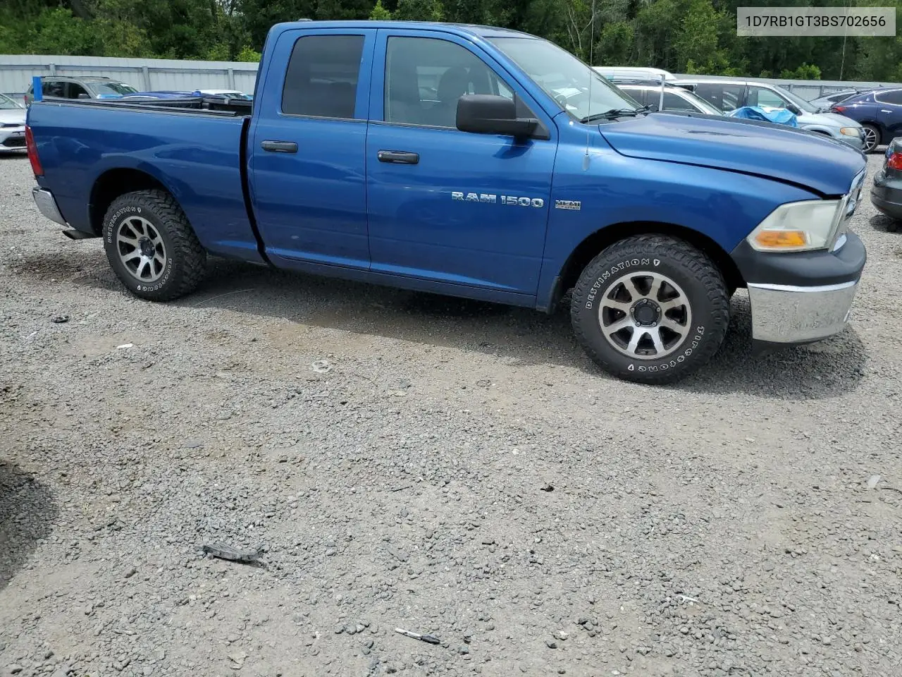 2011 Dodge Ram 1500 VIN: 1D7RB1GT3BS702656 Lot: 65832425