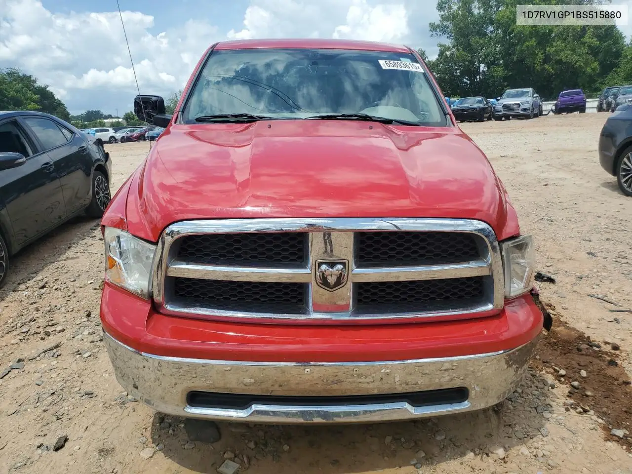 2011 Dodge Ram 1500 VIN: 1D7RV1GP1BS515880 Lot: 65893615