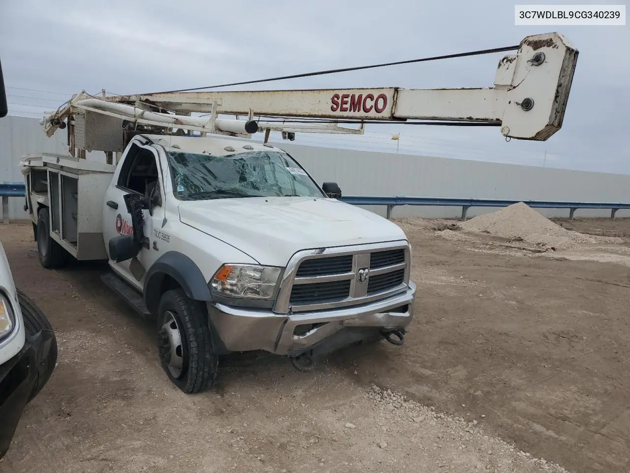2012 Dodge Ram 4500 St VIN: 3C7WDLBL9CG340239 Lot: 44974835