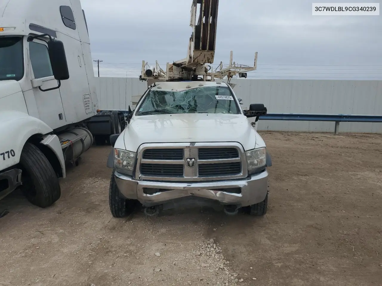 2012 Dodge Ram 4500 St VIN: 3C7WDLBL9CG340239 Lot: 44974835